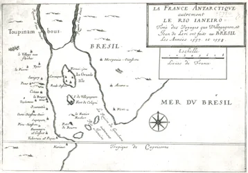 Rio Ianeiro, fra Villegagnons og Jean le Leris rejser i Brasilien 1557-1558